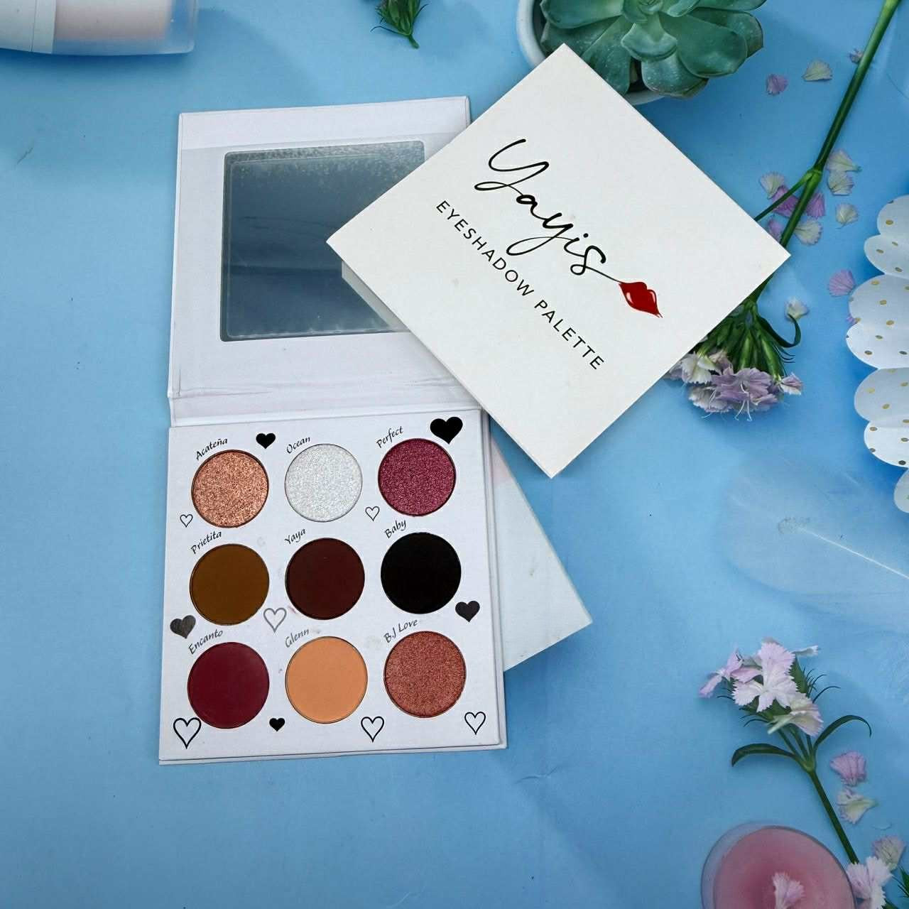 Yayis Eyeshadow Palette—9 Shades of love.