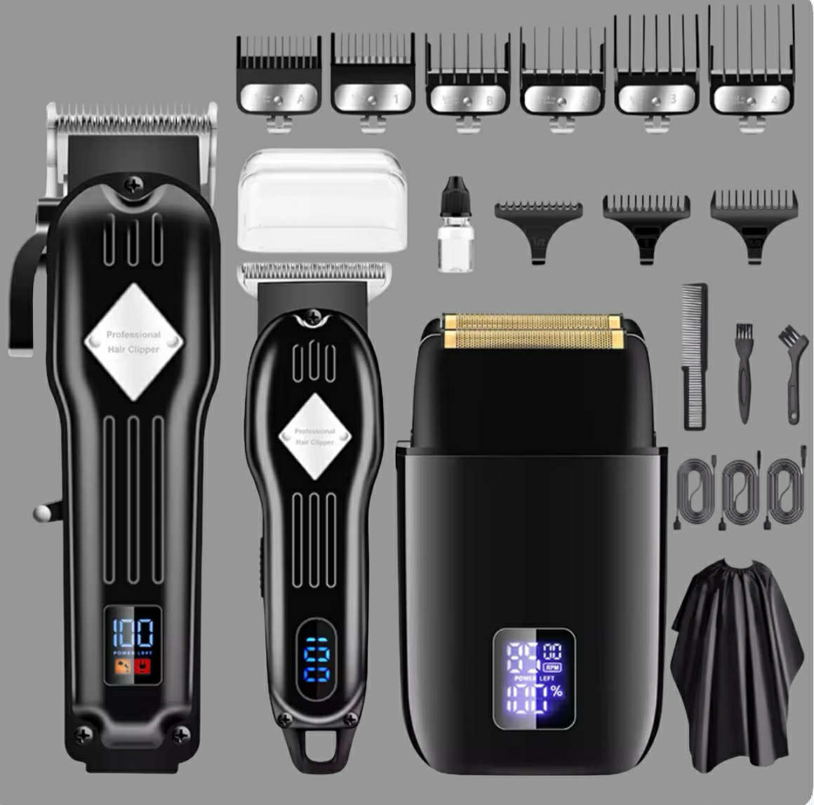 3 in 1 Hair Clipper & Shaver Set