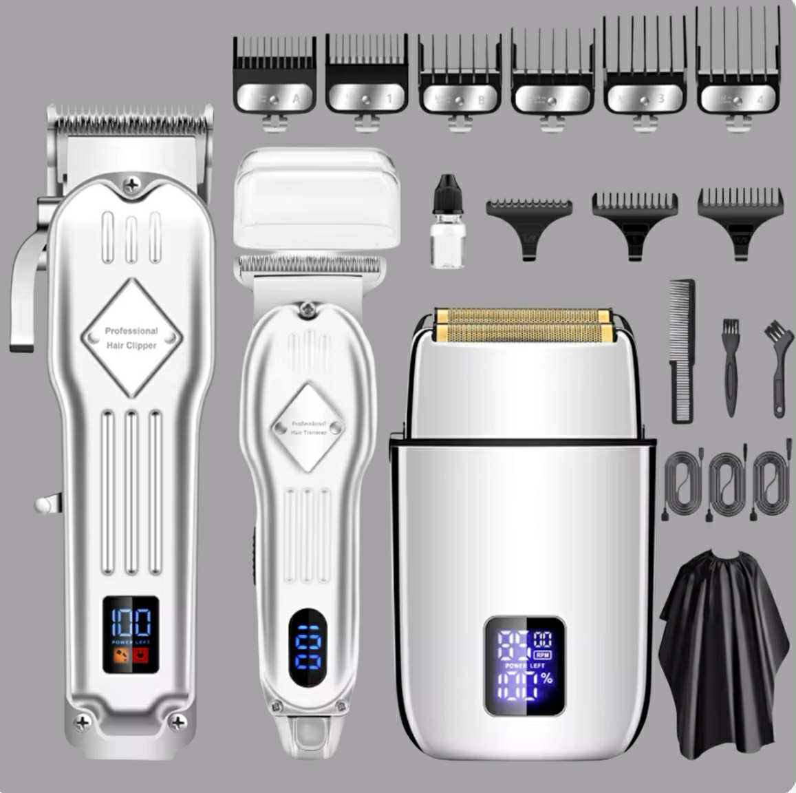 3 in 1  Hair Clipper & Shaver Set