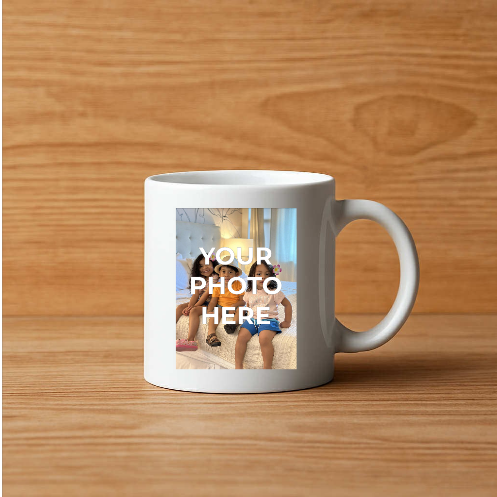 Custom Photo Mug – Add Your Image, Text or Message