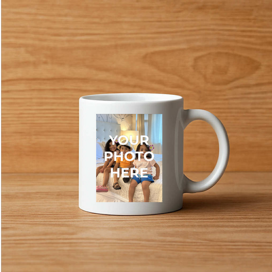 Custom Photo Mug – Add Your Image, Text or Message