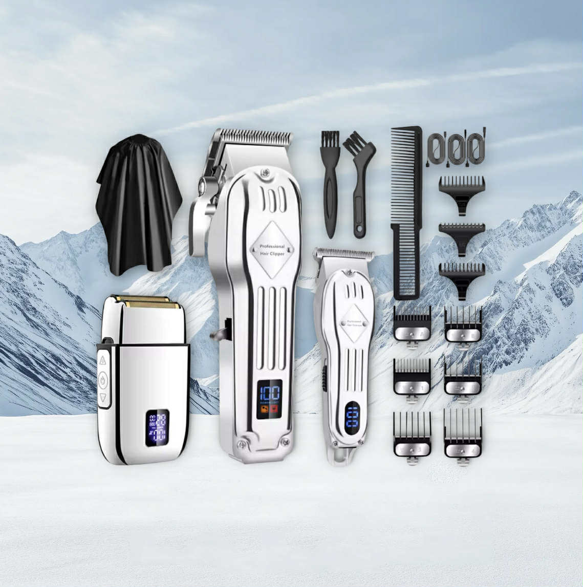 3 in 1  Hair Clipper & Shaver Set