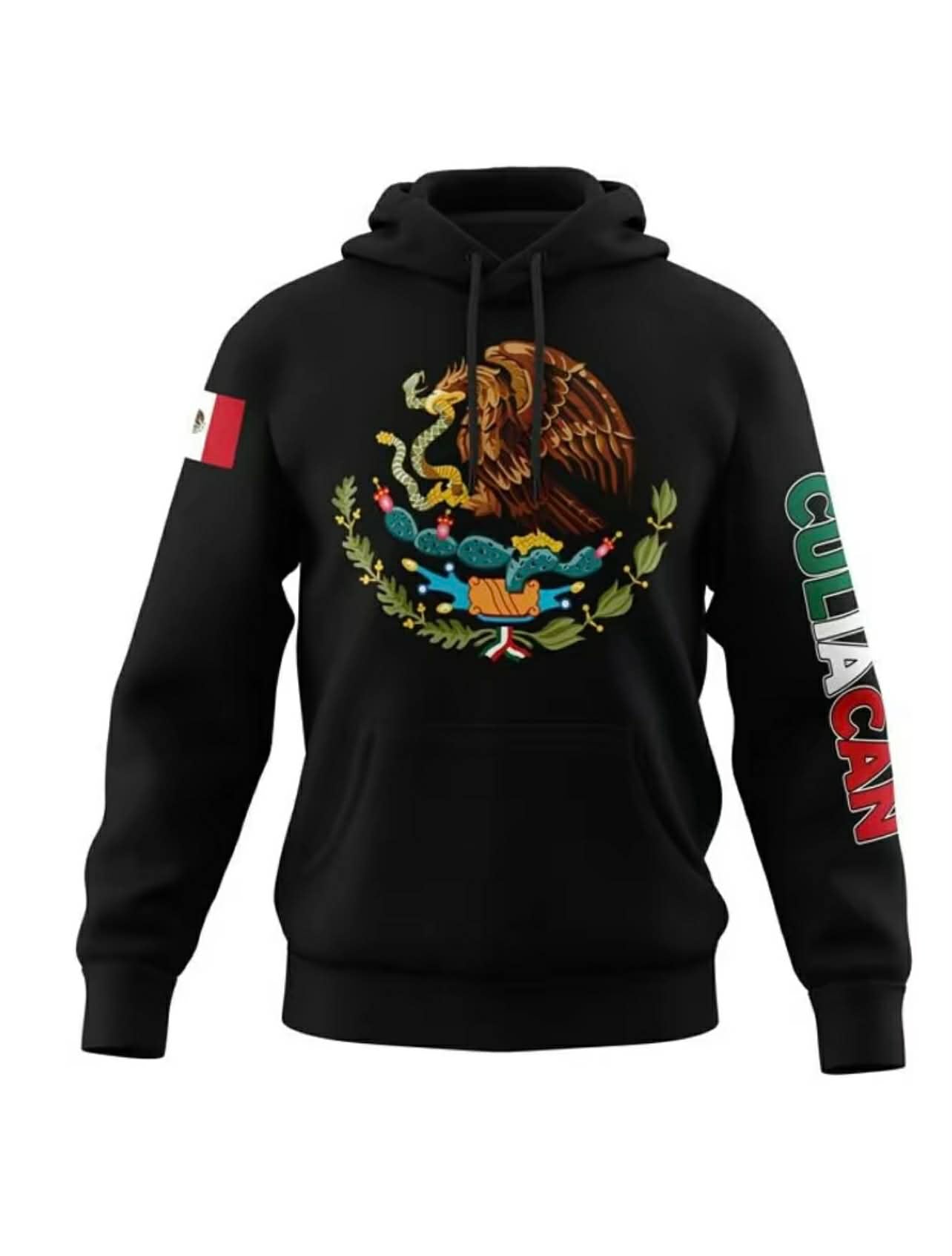 Mexico Hoodie – Emblem of Mexico + City (Guerrero, Oaxaca, etc.)