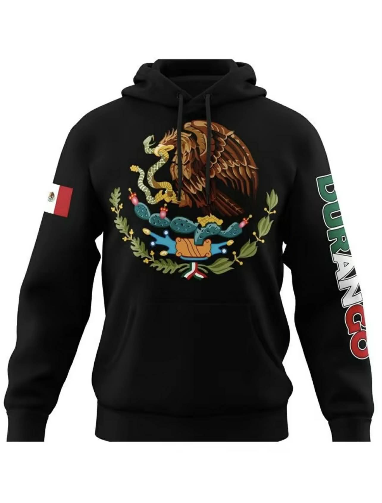 Mexico Hoodie – Emblem of Mexico + City (Guerrero, Oaxaca, etc.)