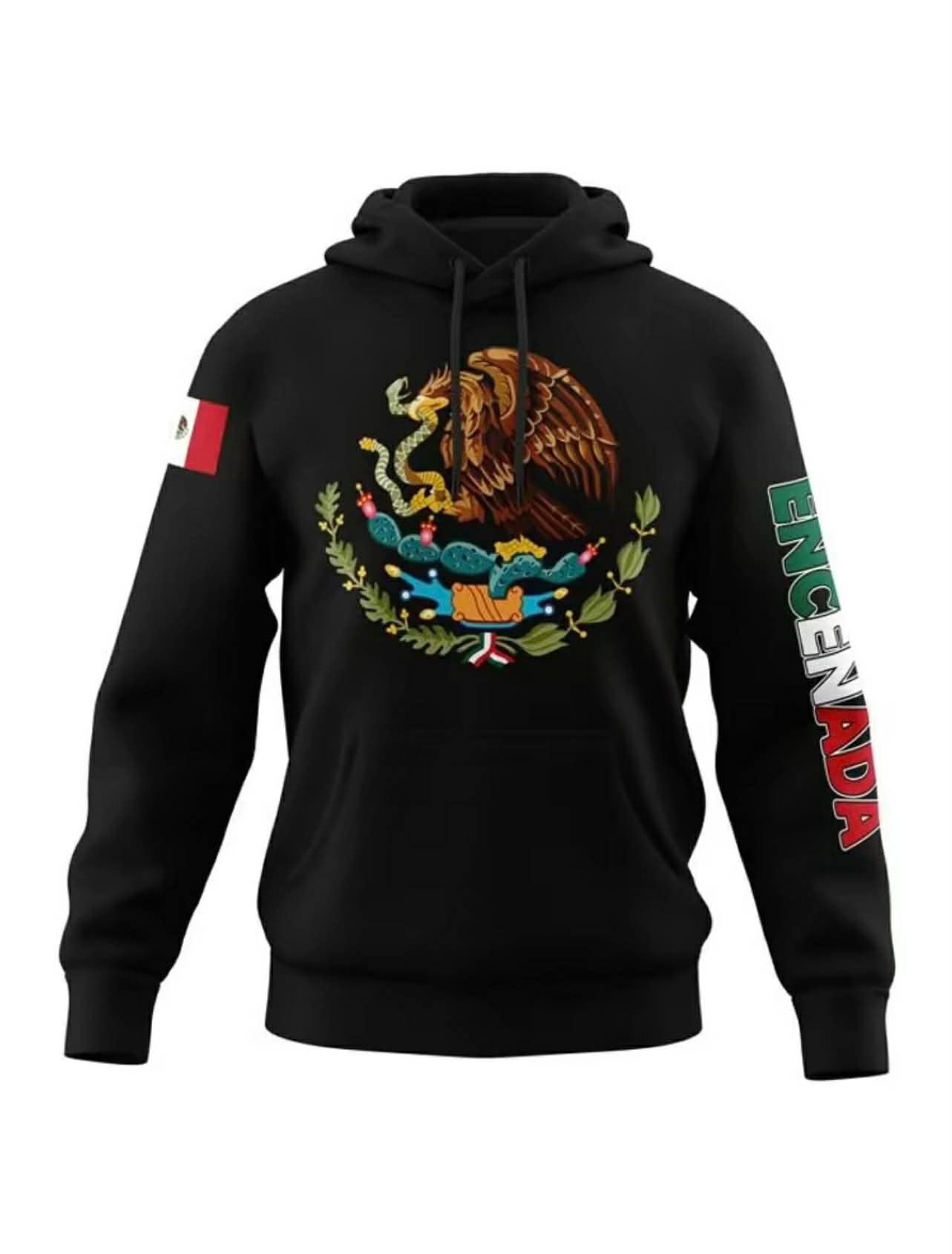 Mexico Hoodie – Emblem of Mexico + City (Guerrero, Oaxaca, etc.)