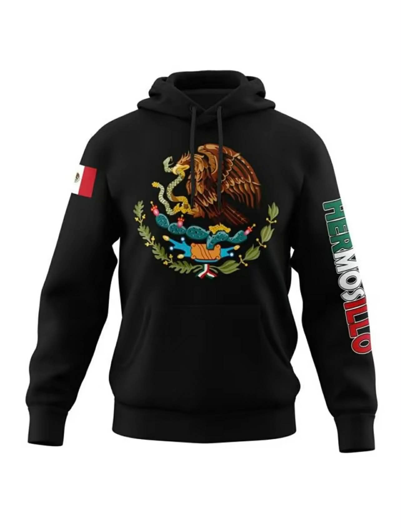 Mexico Hoodie – Emblem of Mexico + City (Guerrero, Oaxaca, etc.)