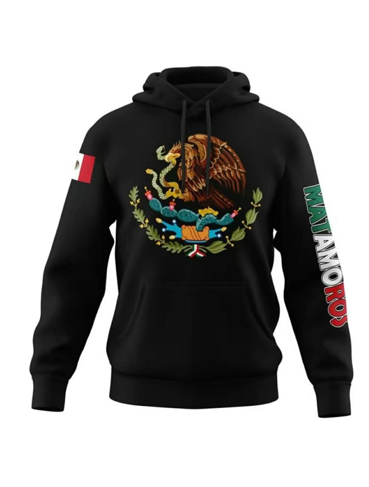 Mexico Hoodie – Emblem of Mexico + City (Guerrero, Oaxaca, etc.)