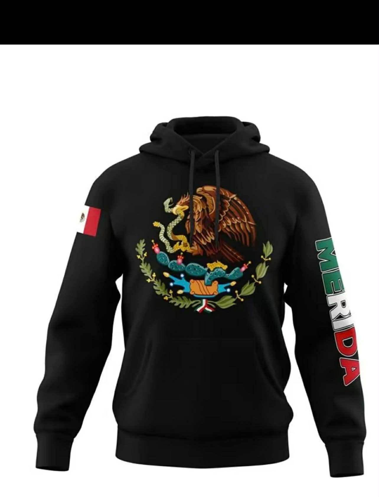 Mexico Hoodie – Emblem of Mexico + City (Guerrero, Oaxaca, etc.)