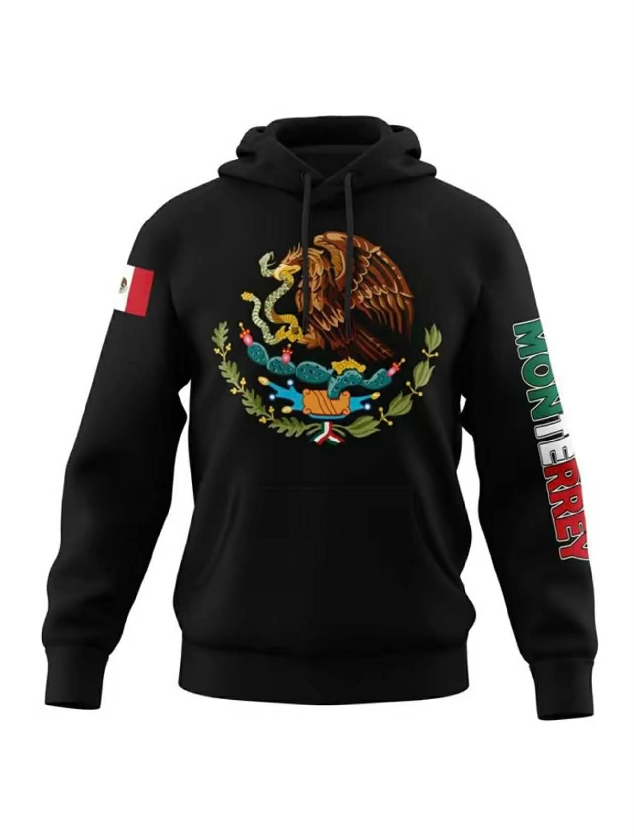 Mexico Hoodie – Emblem of Mexico + City (Guerrero, Oaxaca, etc.)