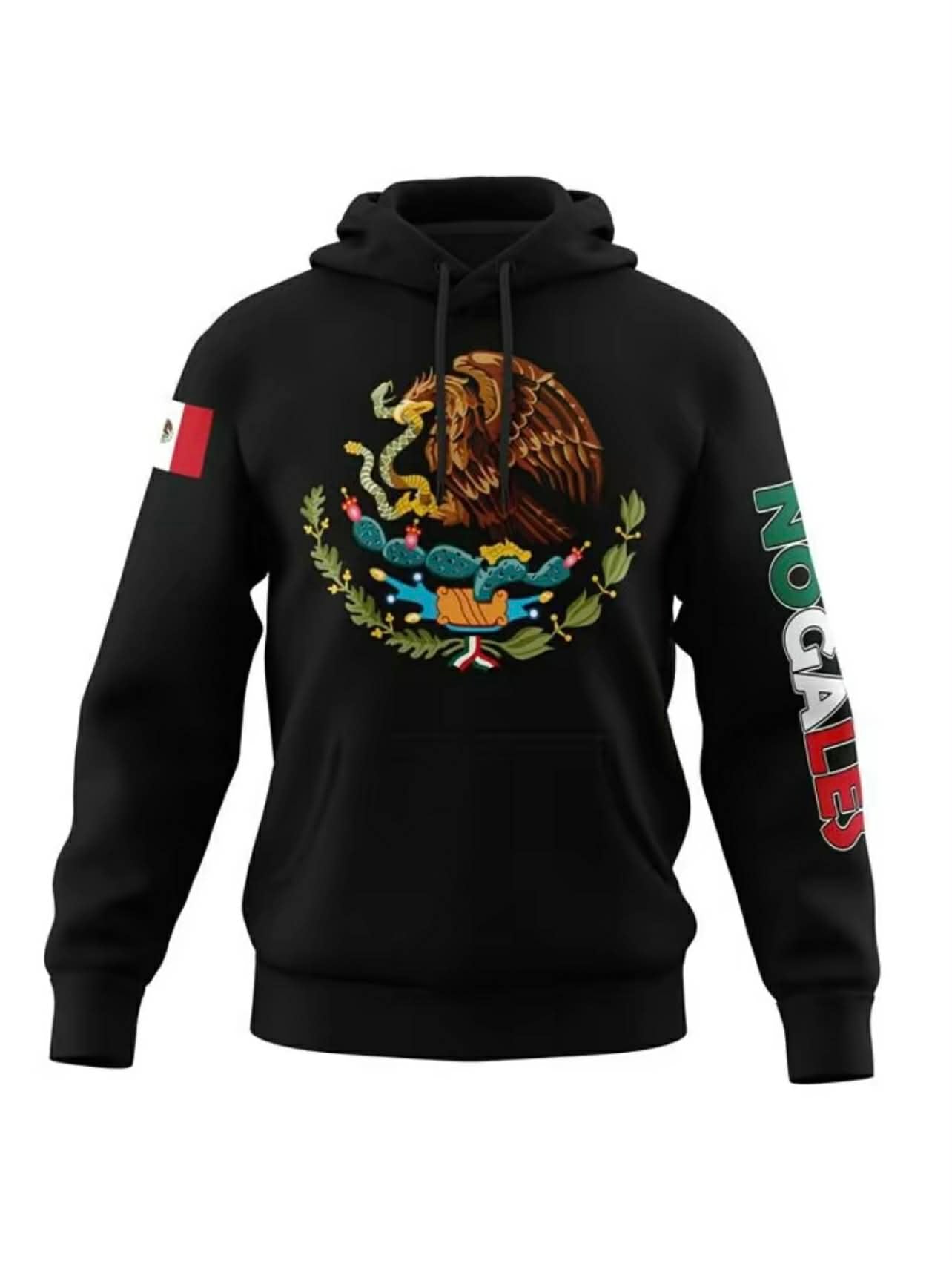 Mexico Hoodie – Emblem of Mexico + City (Guerrero, Oaxaca, etc.)