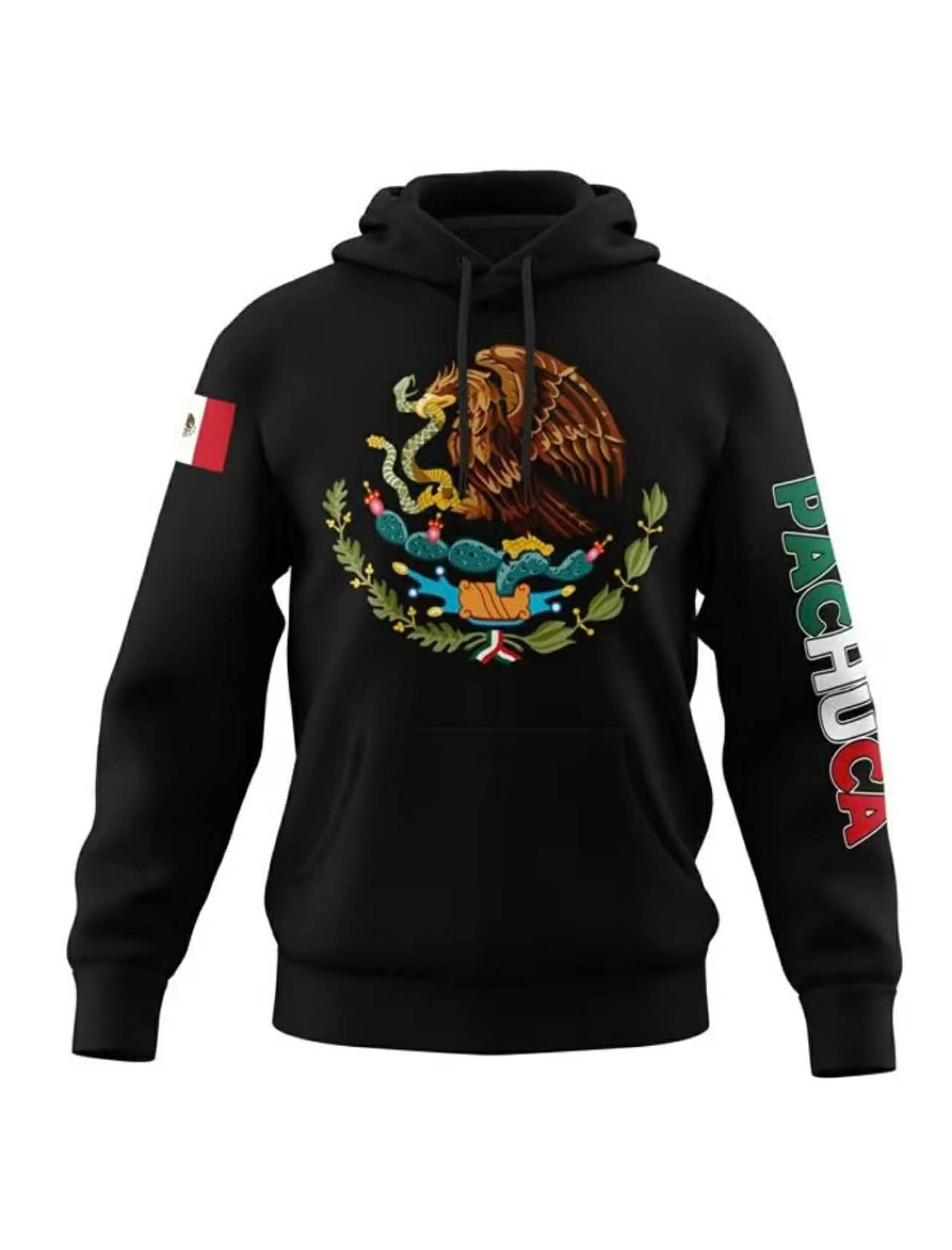 Mexico Hoodie – Emblem of Mexico + City (Guerrero, Oaxaca, etc.)