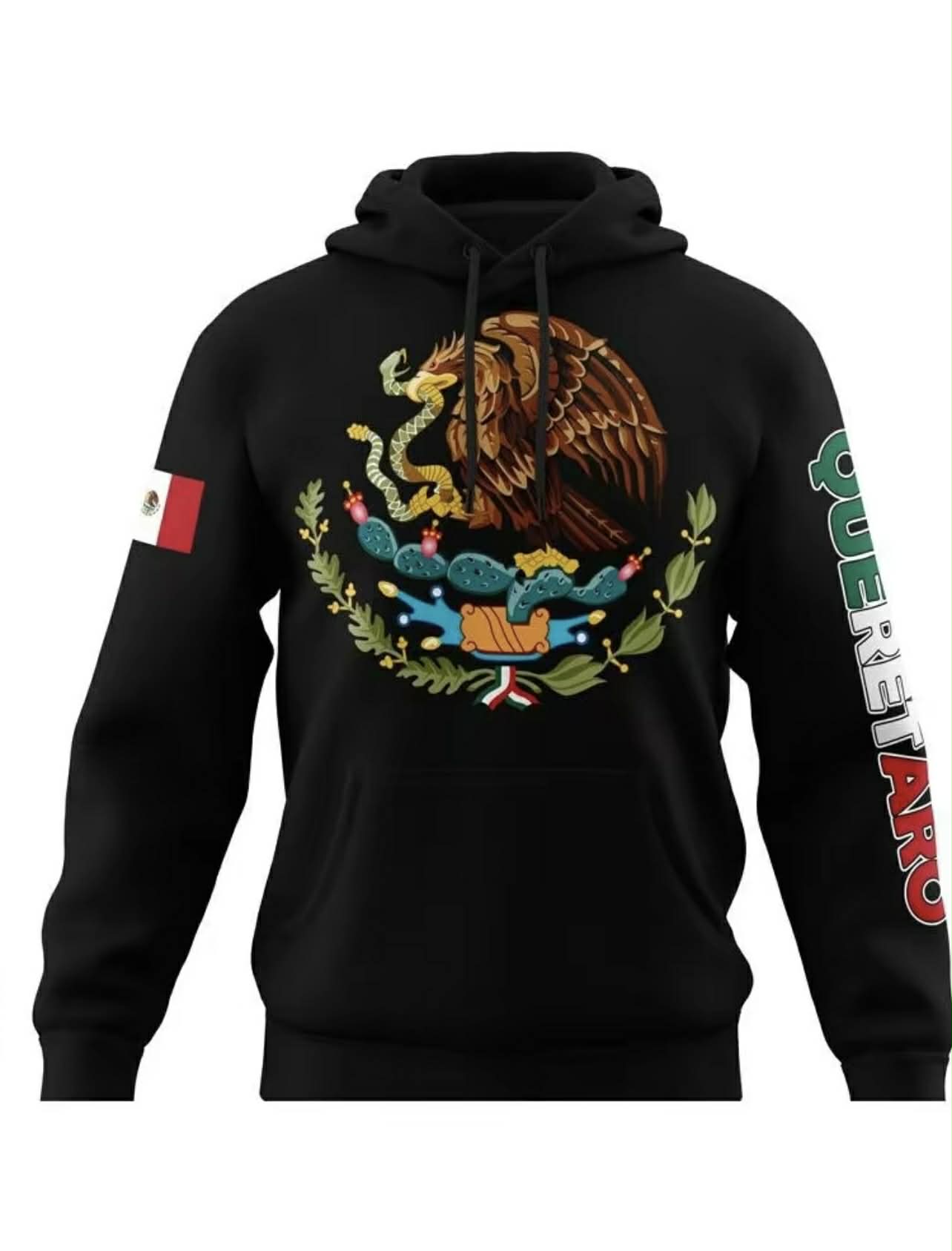 Mexico Hoodie – Emblem of Mexico + City (Guerrero, Oaxaca, etc.)