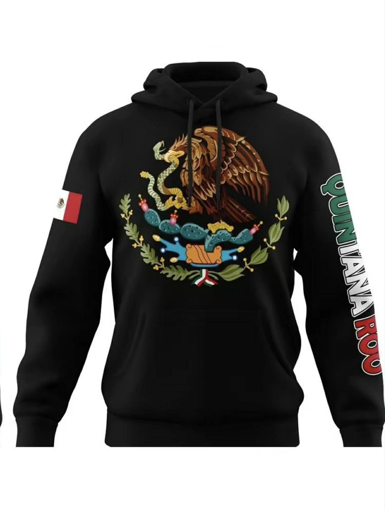 Mexico Hoodie – Emblem of Mexico + City (Guerrero, Oaxaca, etc.)