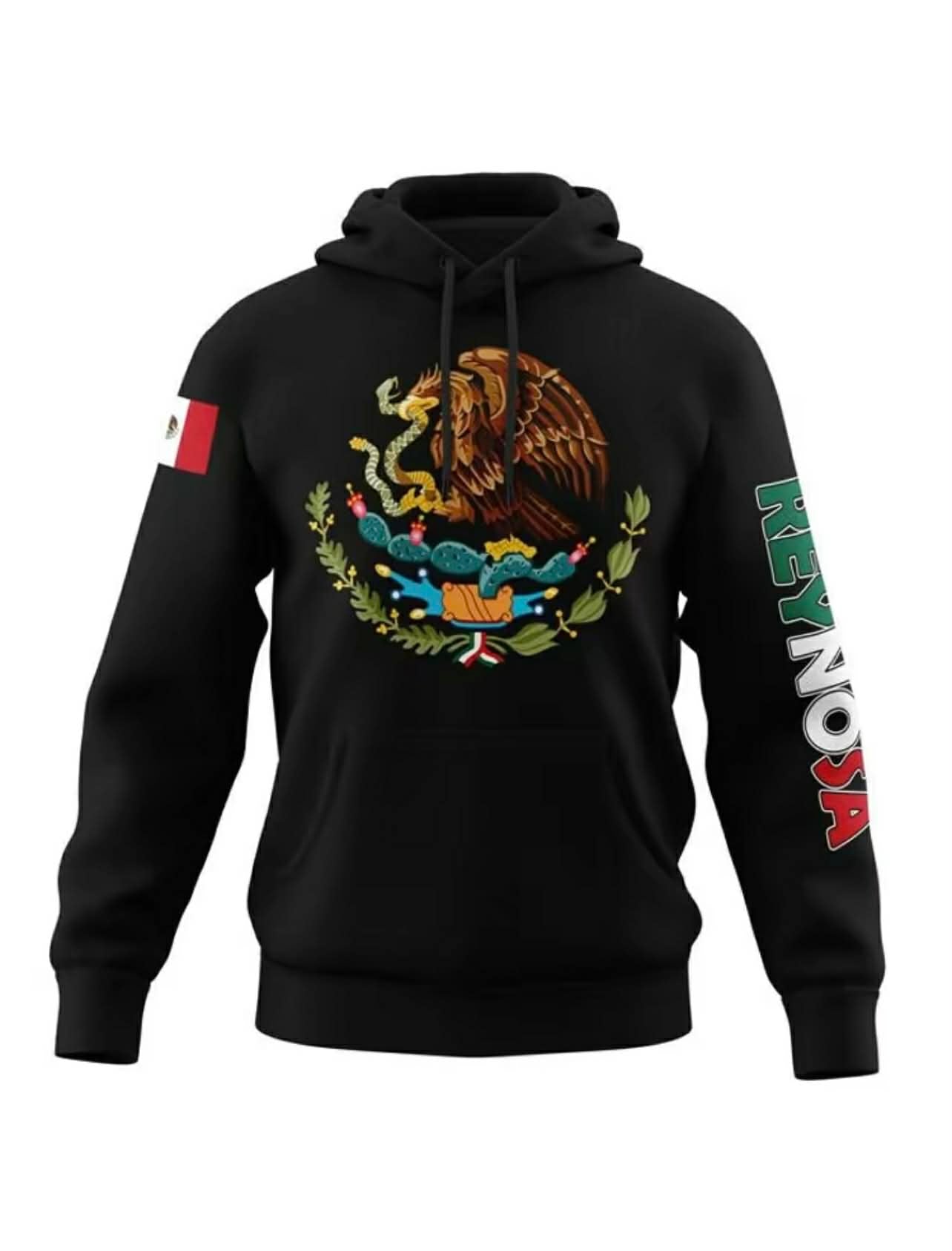 Mexico Hoodie – Emblem of Mexico + City (Guerrero, Oaxaca, etc.)