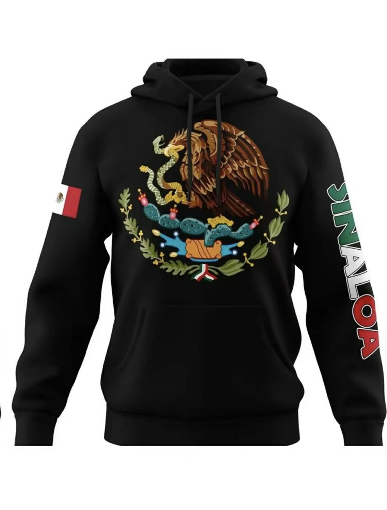 Mexico Hoodie – Emblem of Mexico + City (Guerrero, Oaxaca, etc.)