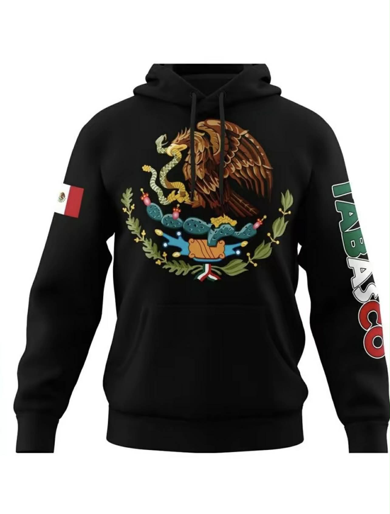 Mexico Hoodie – Emblem of Mexico + City (Guerrero, Oaxaca, etc.)