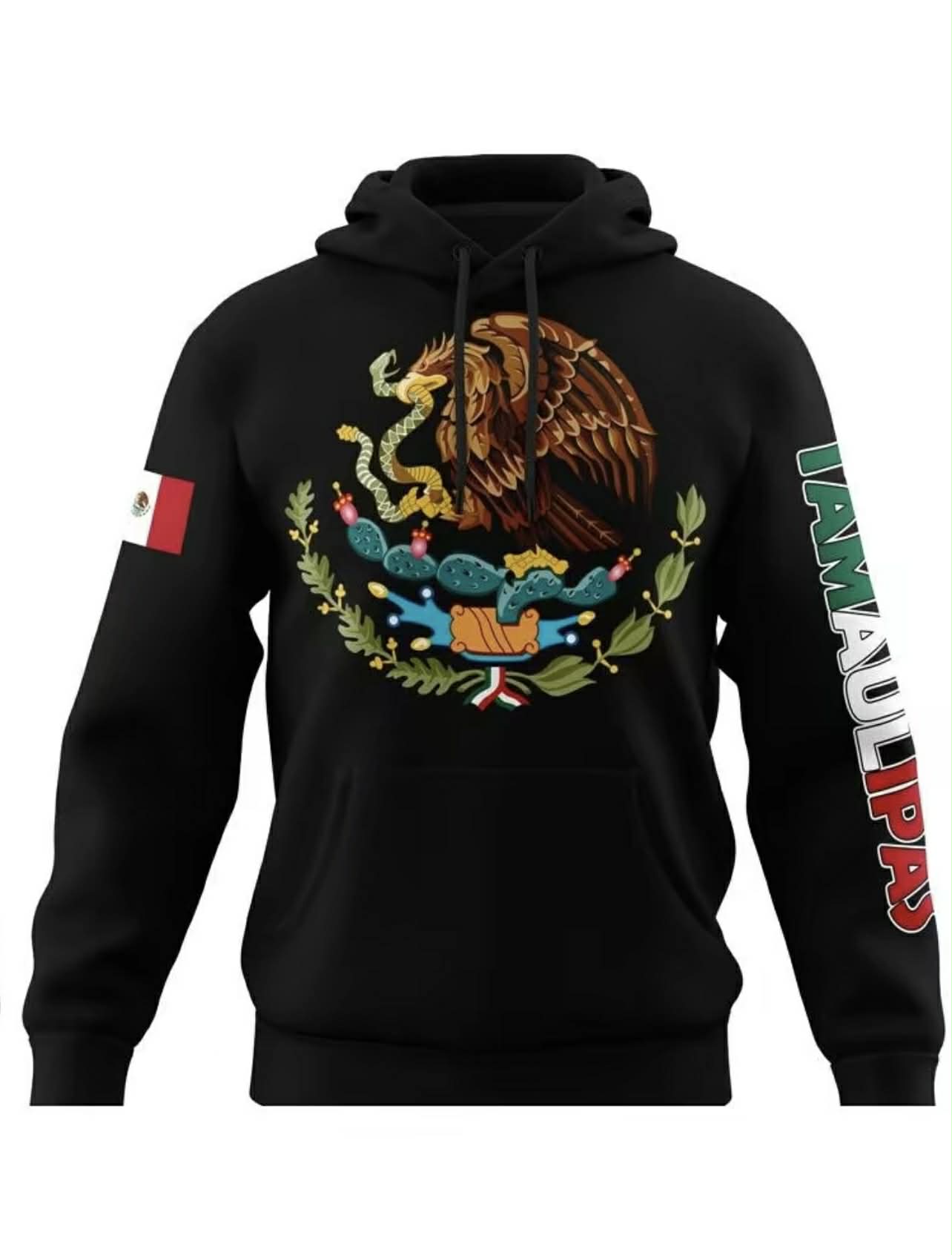 Mexico Hoodie – Emblem of Mexico + City (Guerrero, Oaxaca, etc.)