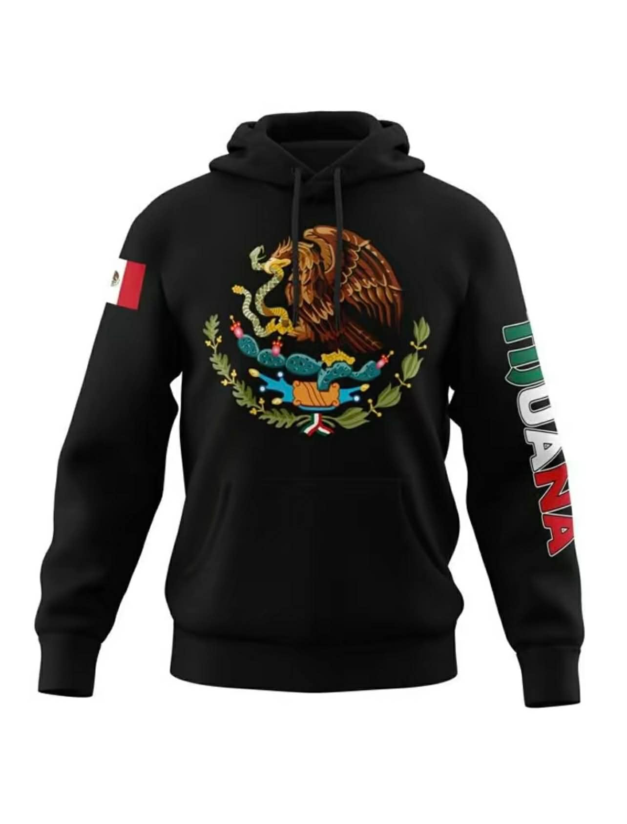 Mexico Hoodie – Emblem of Mexico + City (Guerrero, Oaxaca, etc.)