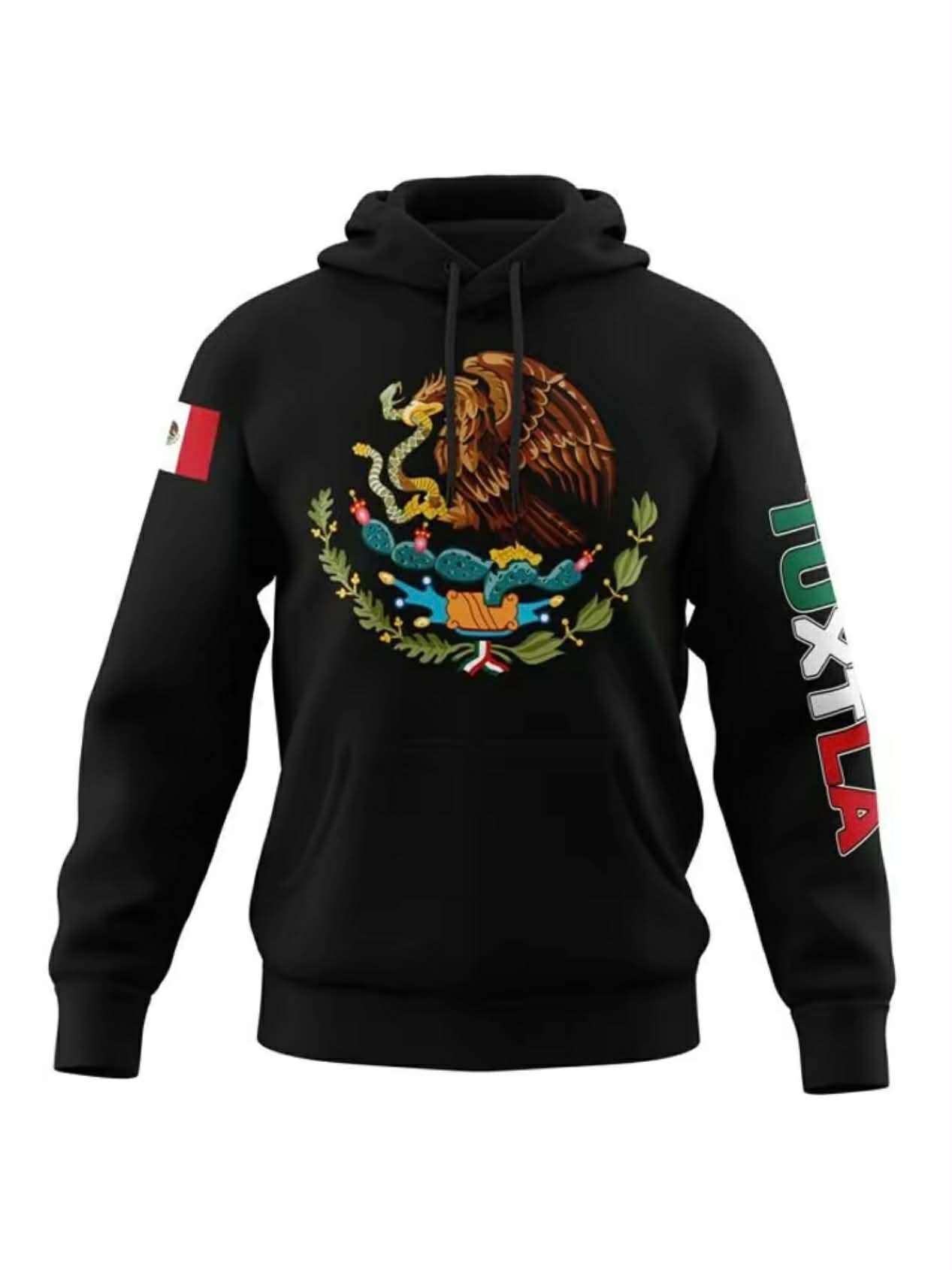 Mexico Hoodie – Emblem of Mexico + City (Guerrero, Oaxaca, etc.)