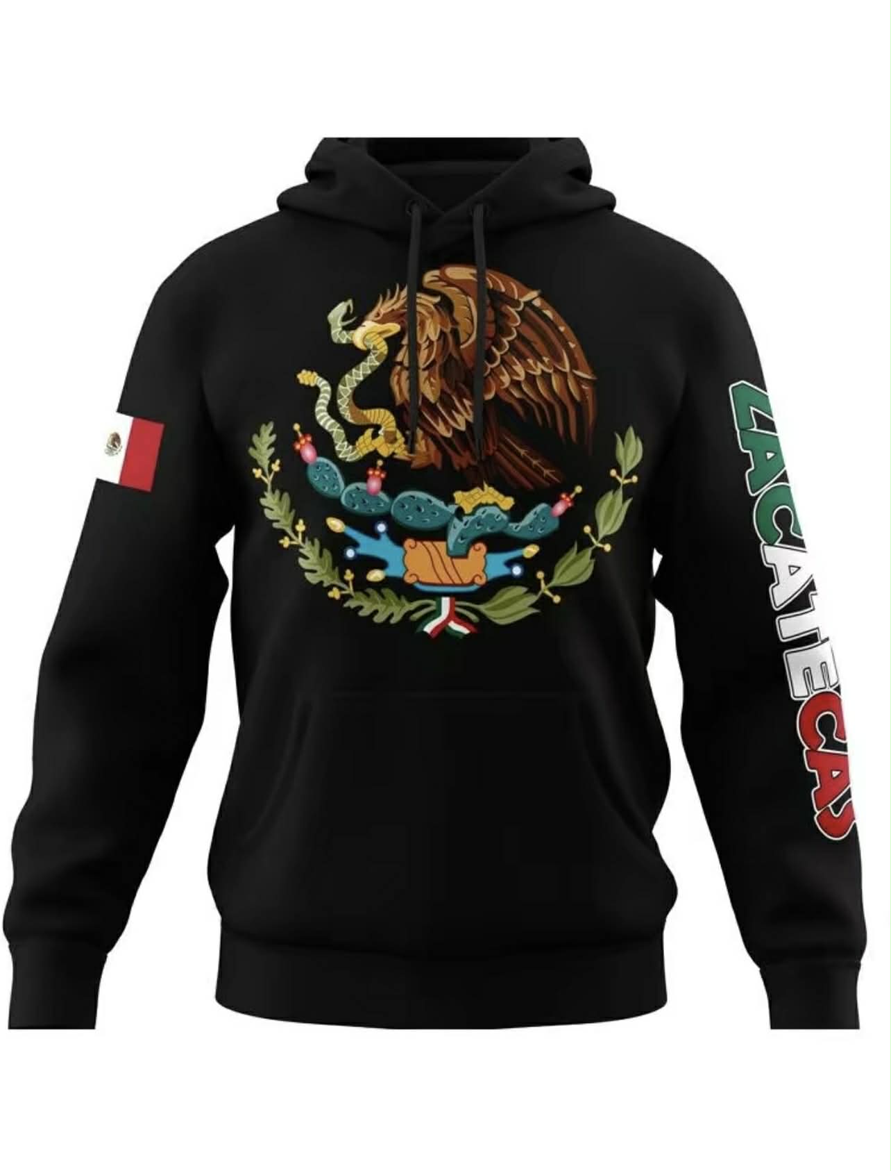Mexico Hoodie – Emblem of Mexico + City (Guerrero, Oaxaca, etc.)